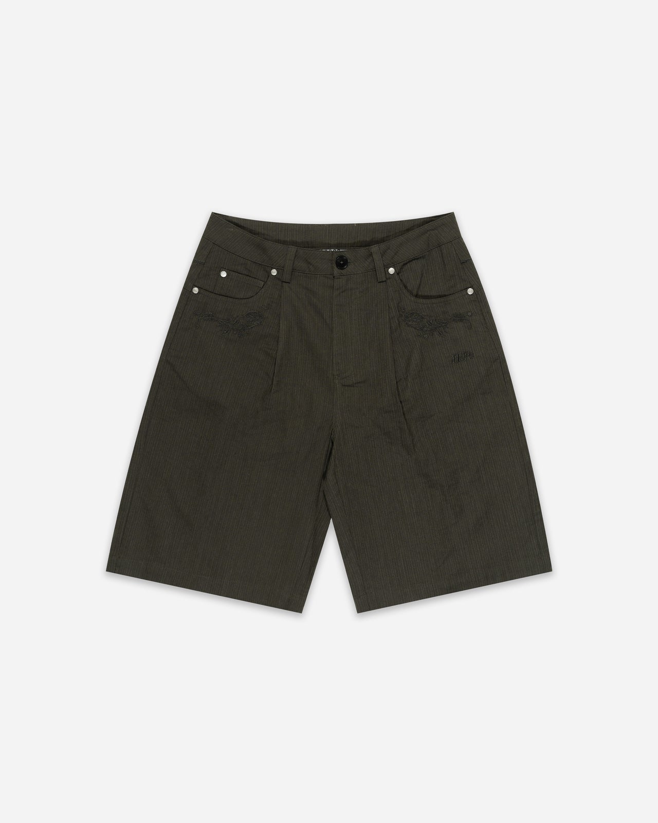 DUSTCUT SHORTS DARK ASH