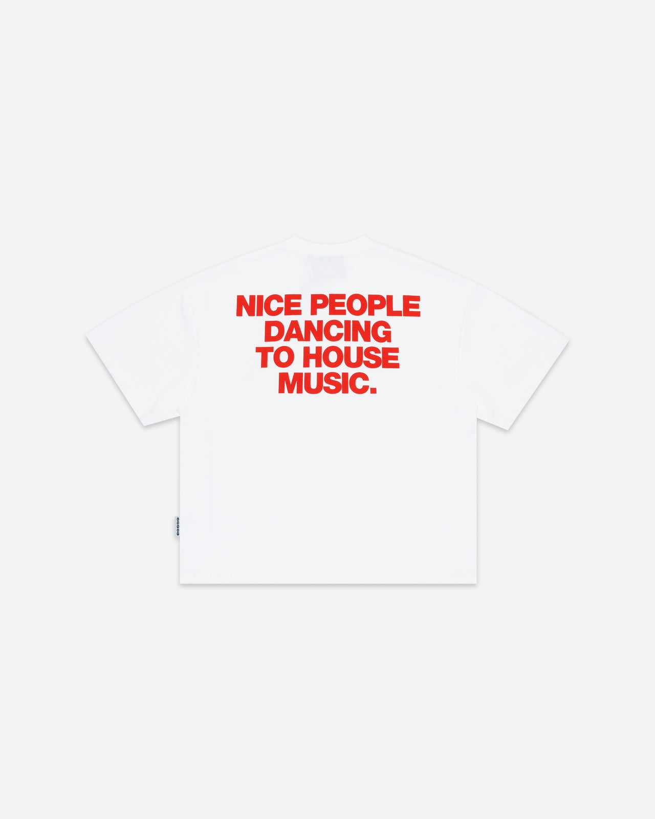 HOUSE MUSIC TEE WHITE
