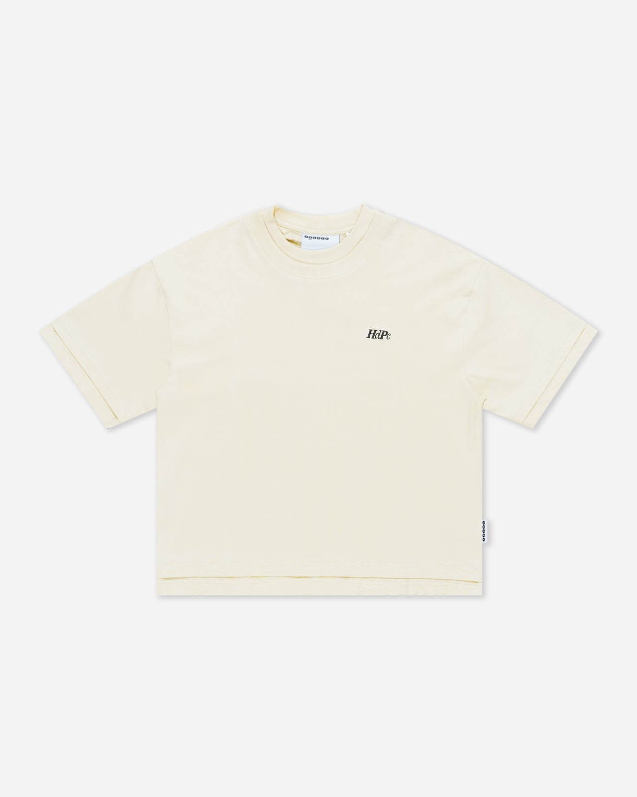 ERDAY DOUBLE LAYERED BOXY TEE CREME