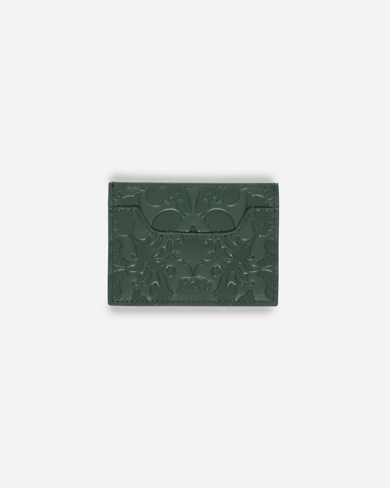 MONUMENT STAMP CARD HOLDER EMERALD GREEN