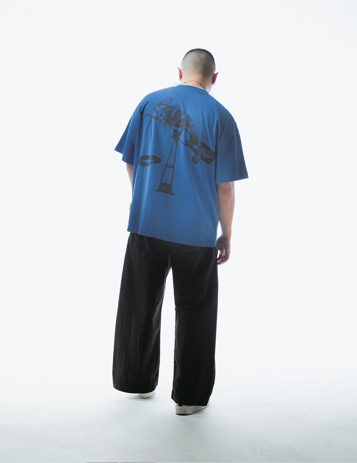 ODD SCALE TEE BLUE