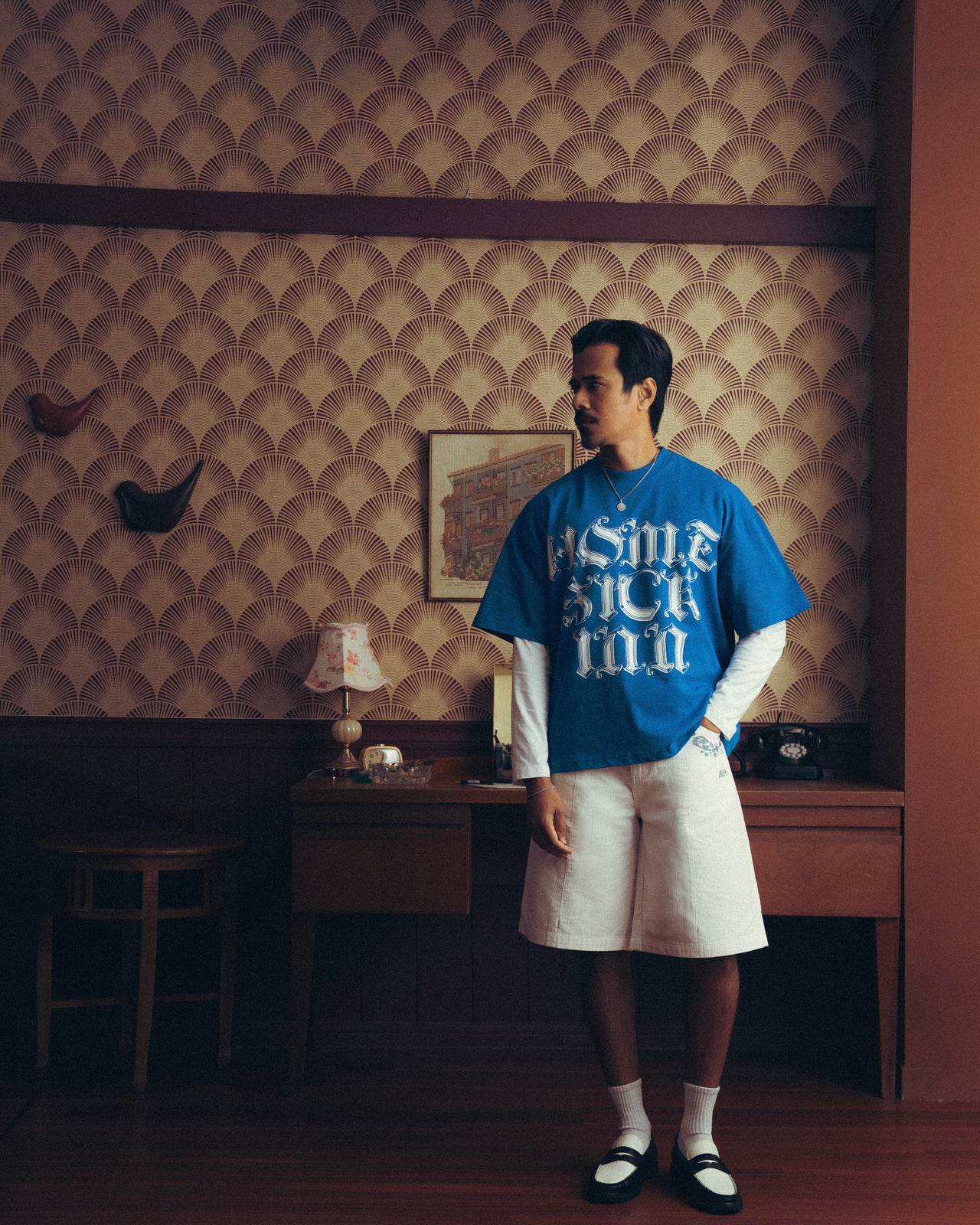 DUSTCUT SHORTS CREME WHITE