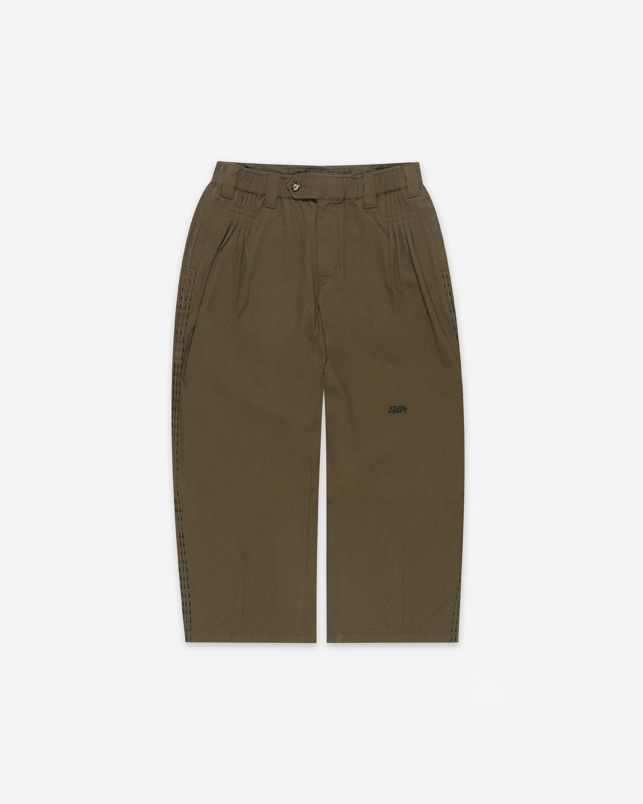 925 PLEATED PANTS BROWN