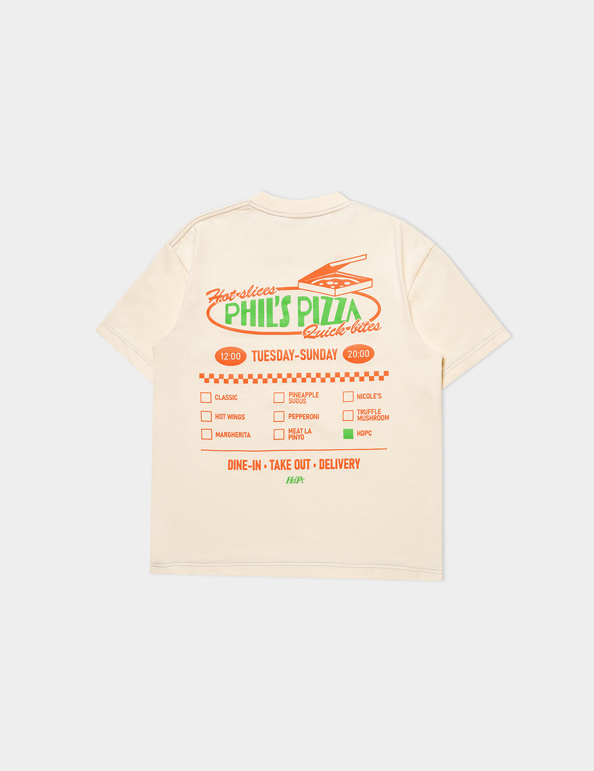 PHIL'S MENU TEE