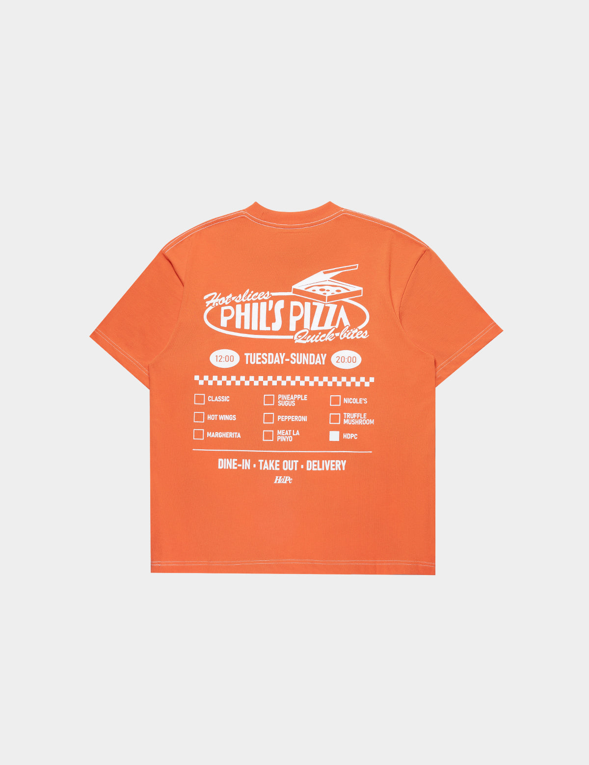 PHIL'S MENU TEE