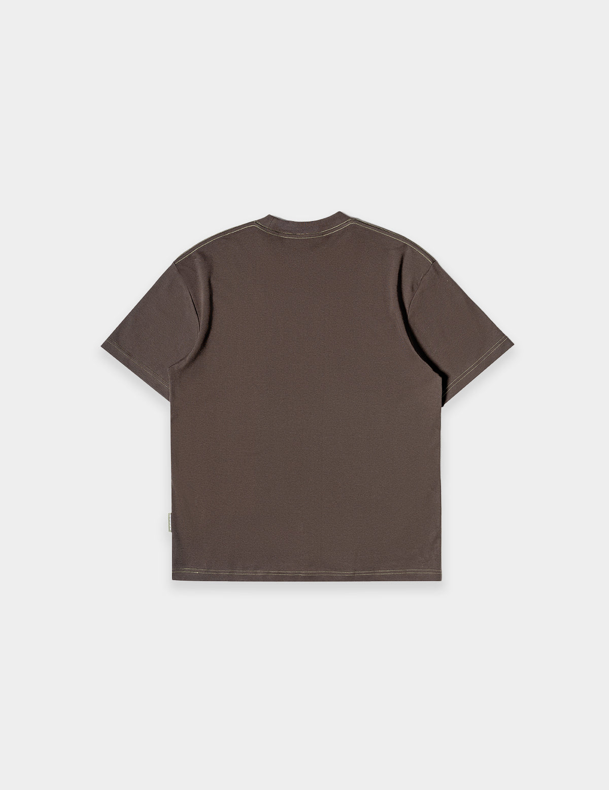 BUDDIES LOGO TEE BROWN