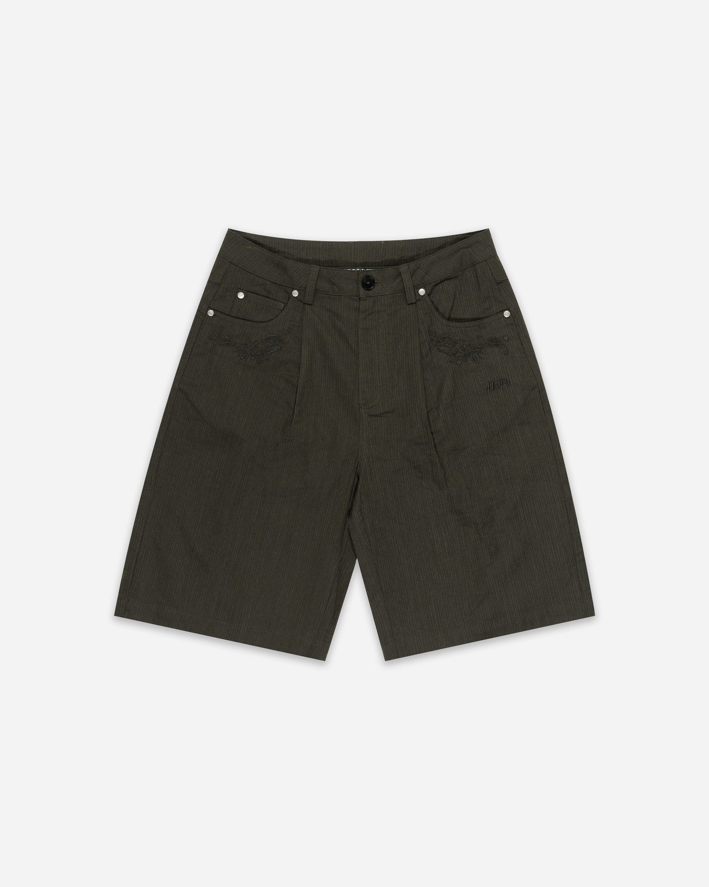 DUSTCUT SHORTS DARK ASH