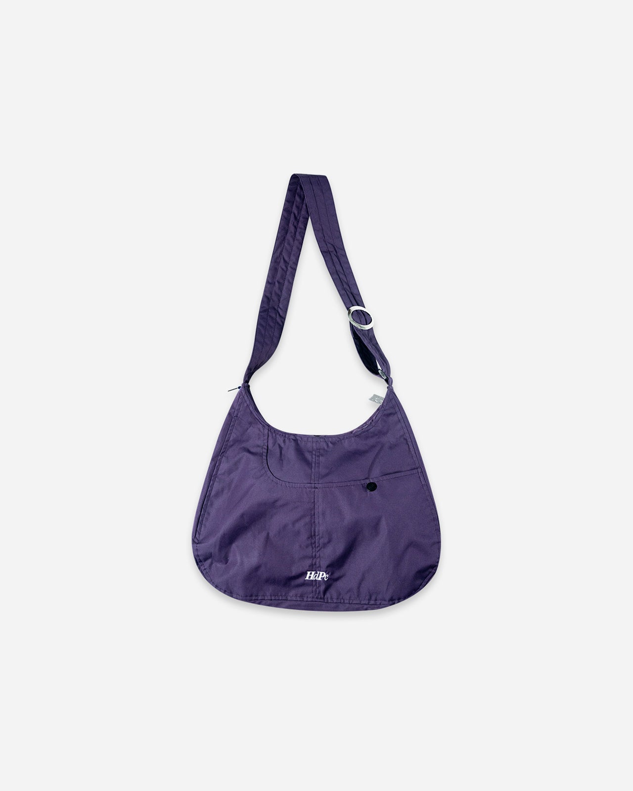 CURVED SHOULDER BAG M ROYAL PURPLE