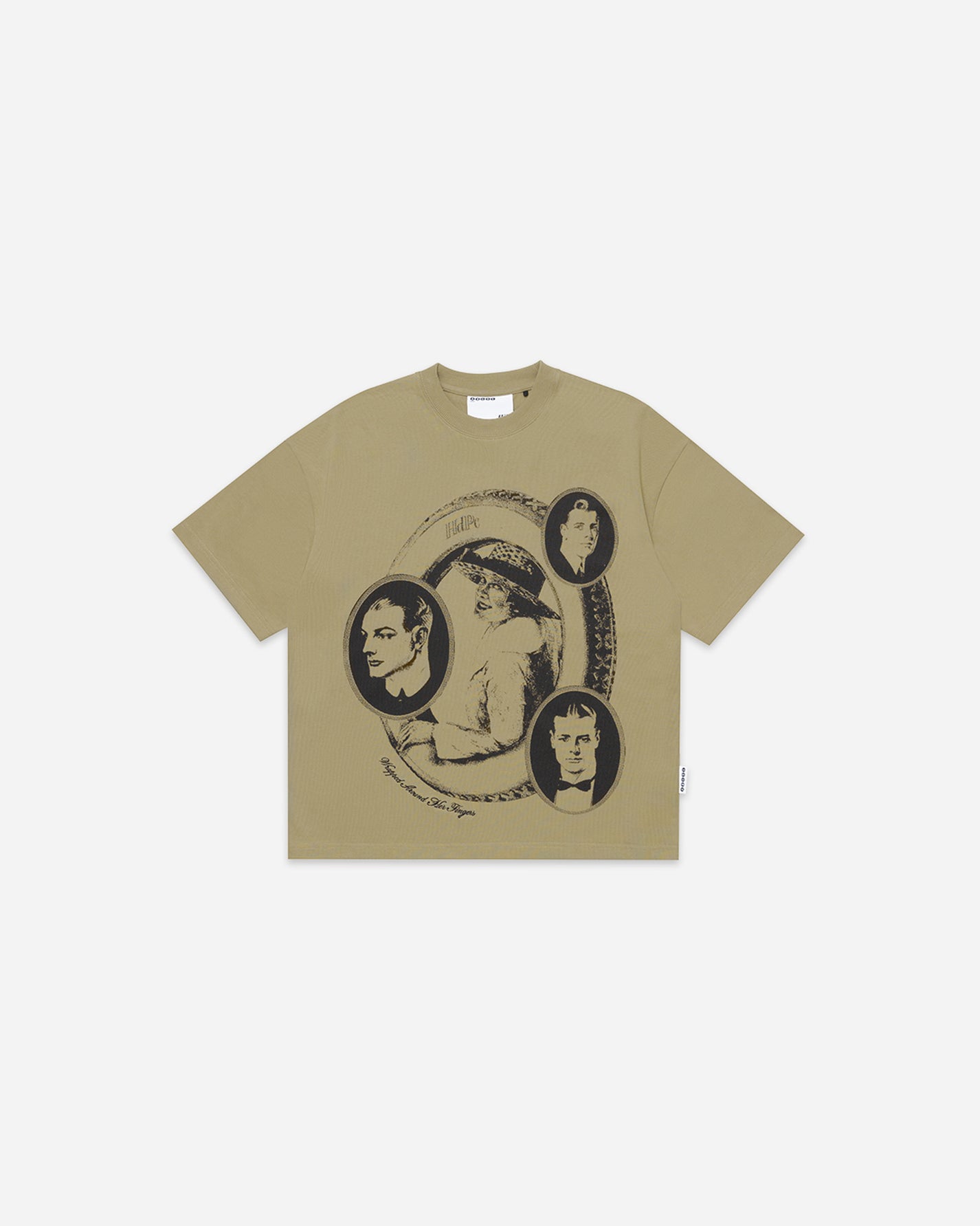 WRAPPED AROUND TEE SAGE