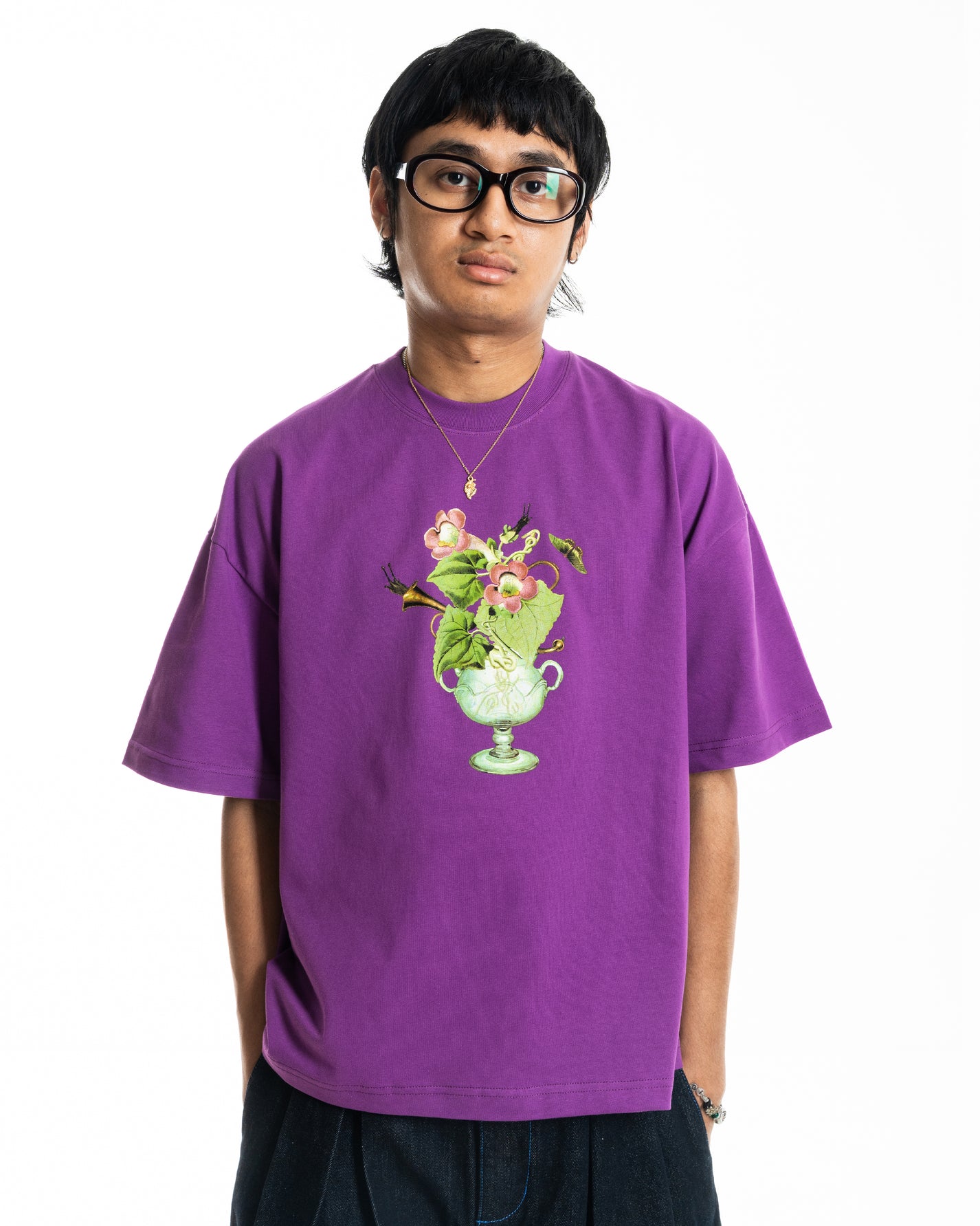 POTTED TEE ROYAL PURPLE