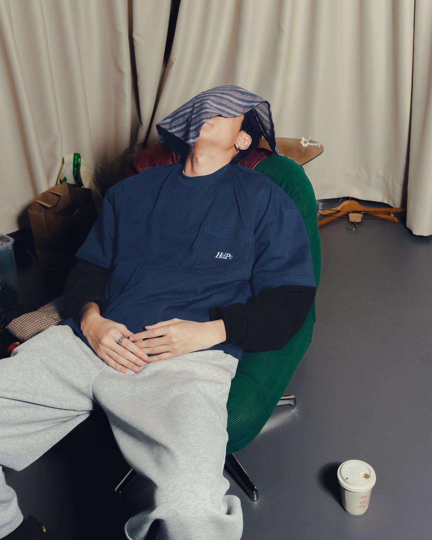 ERDAY POCKET TEE NAVY