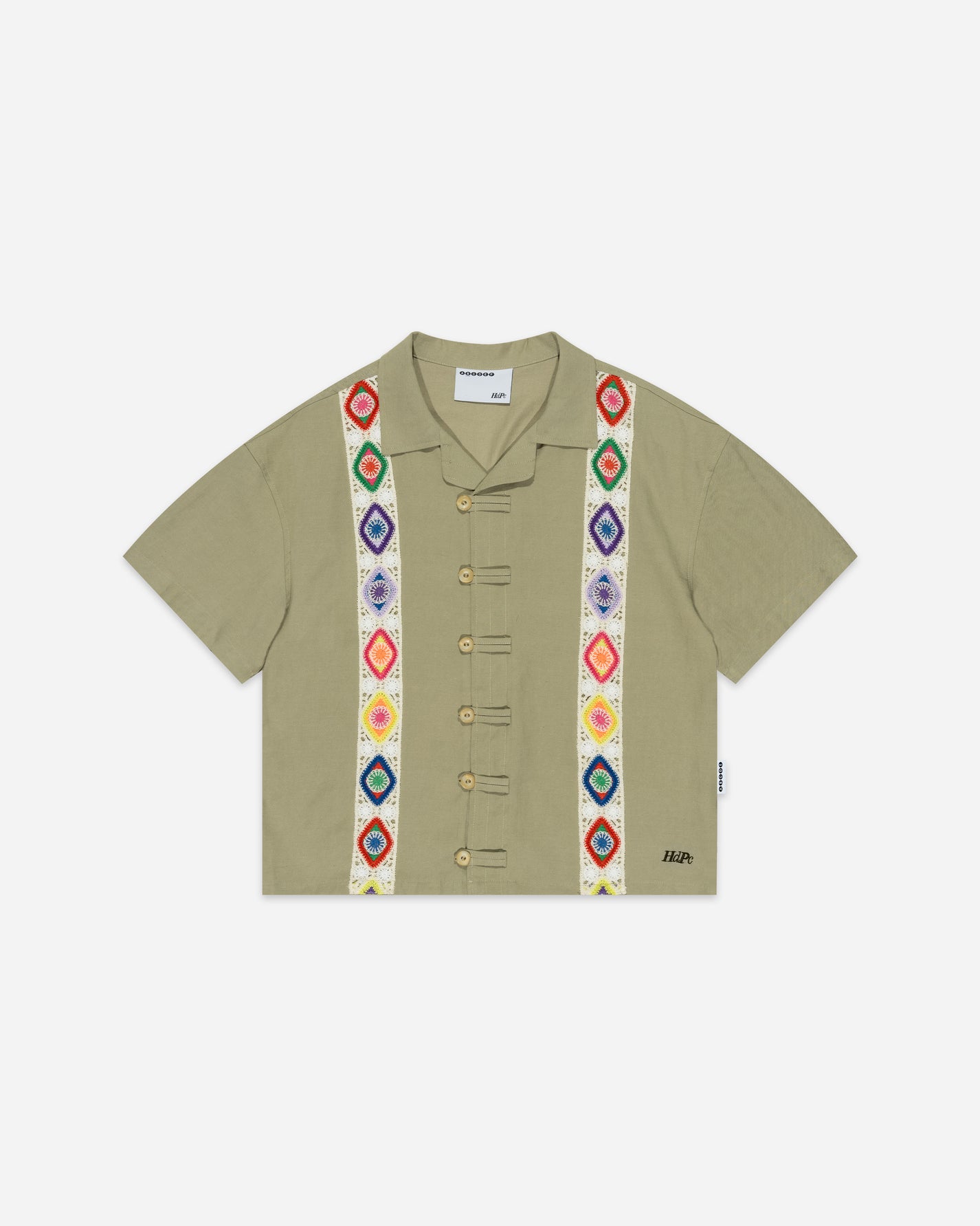 FANCY RIBBON SHIRT SAGE