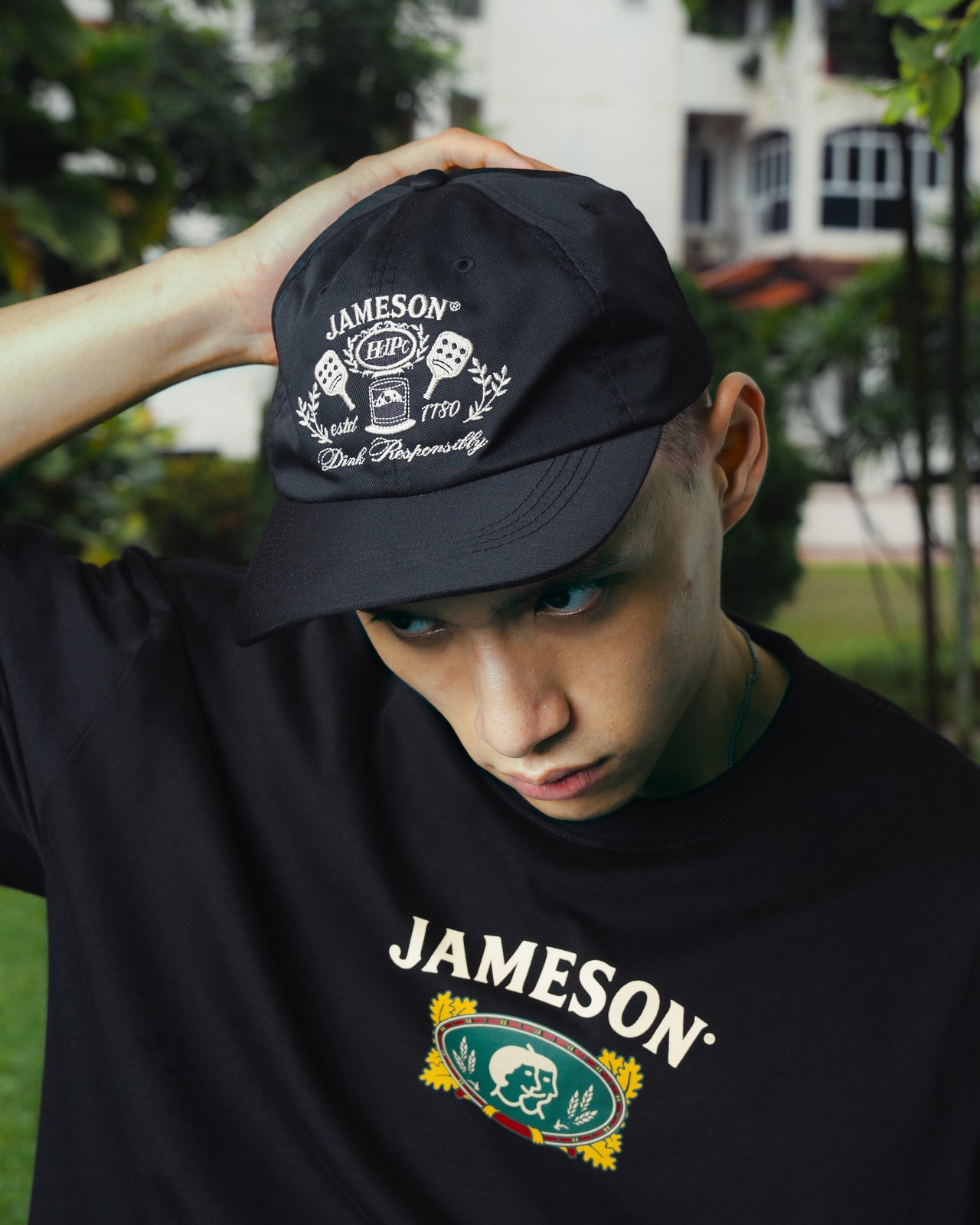 JAMESON & HDPC 6 PANEL CAP BLACK