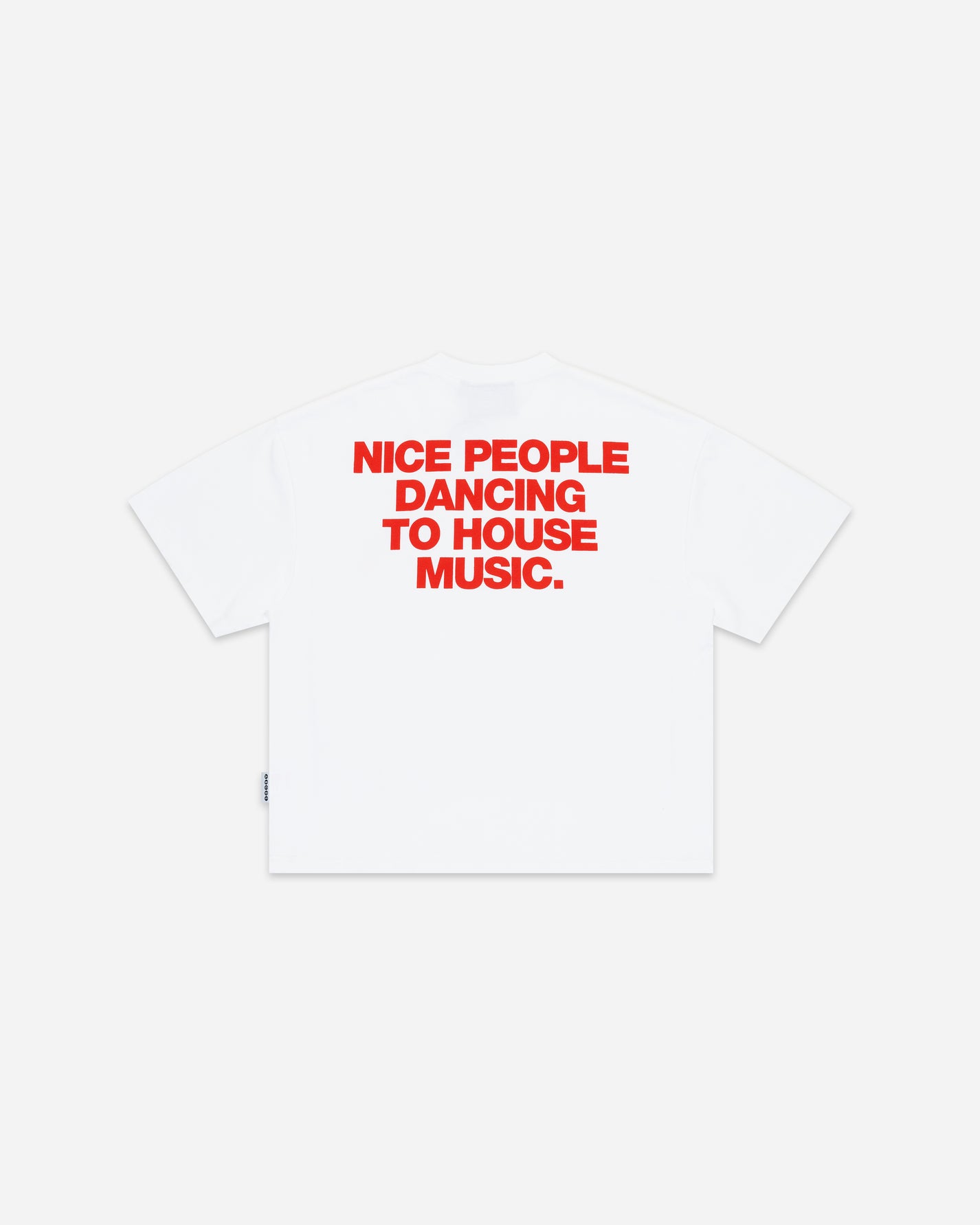 HOUSE MUSIC TEE WHITE
