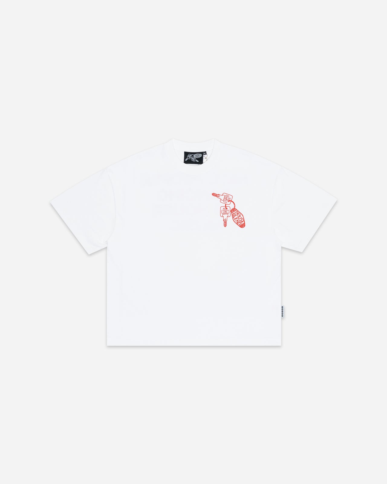 HOUSE MUSIC TEE WHITE