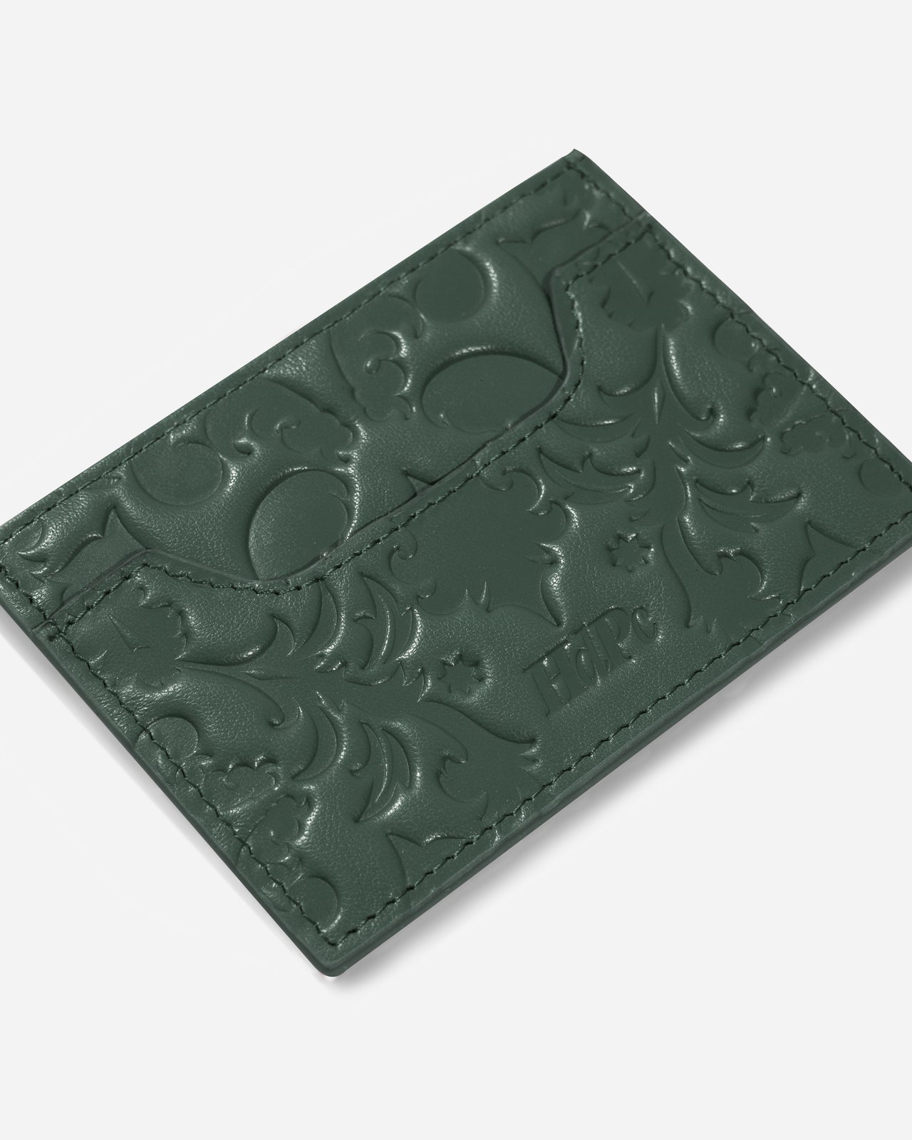 MONUMENT STAMP CARD HOLDER EMERALD GREEN