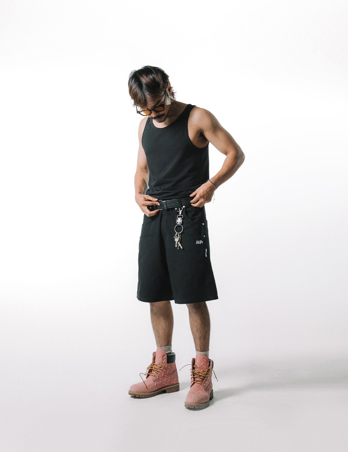 HANDY CANVAS JORTS BLACK