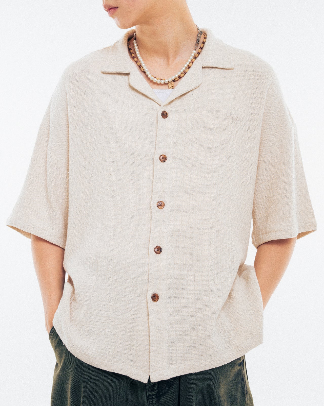 EARNEST SHIRT CREME WHITE