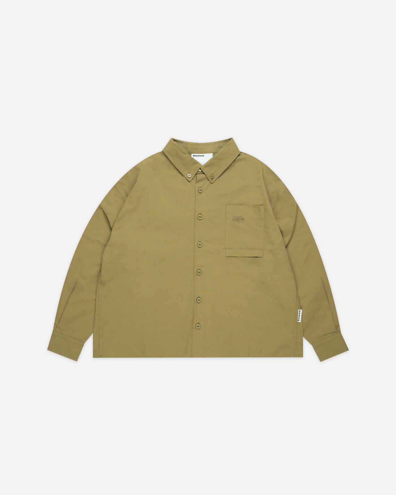 BREEZY BOXY SHIRT DARK OLIVE