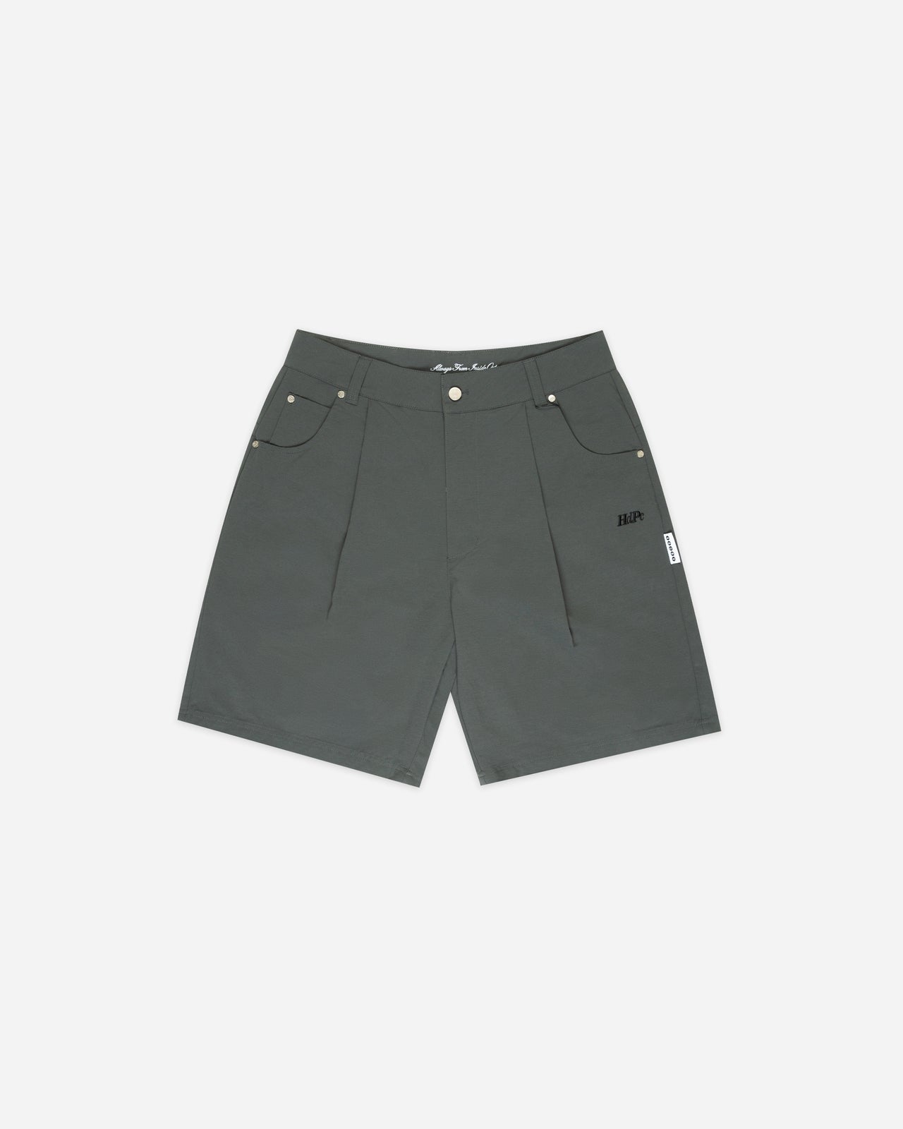 HARVEY PLEATED SHORTS BLACK