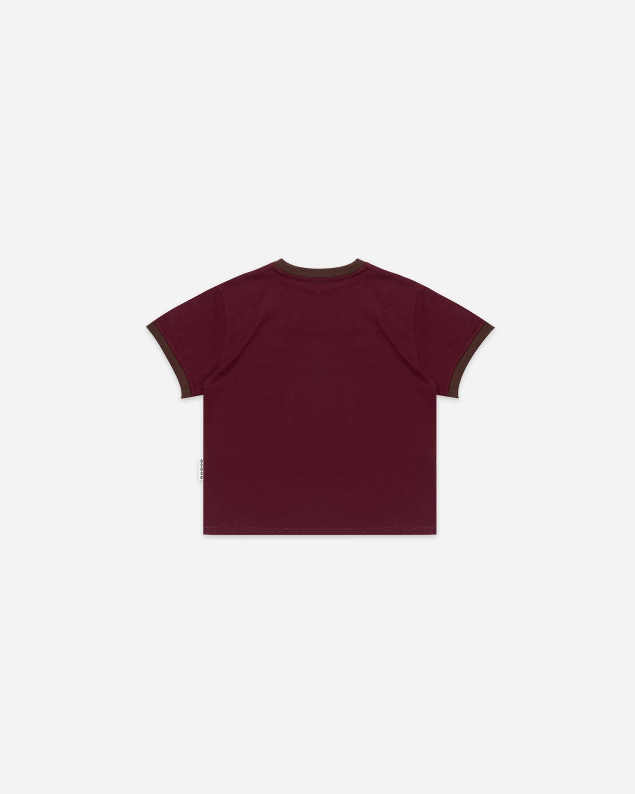 LOVE HATE BABY TEE BURGUNDY