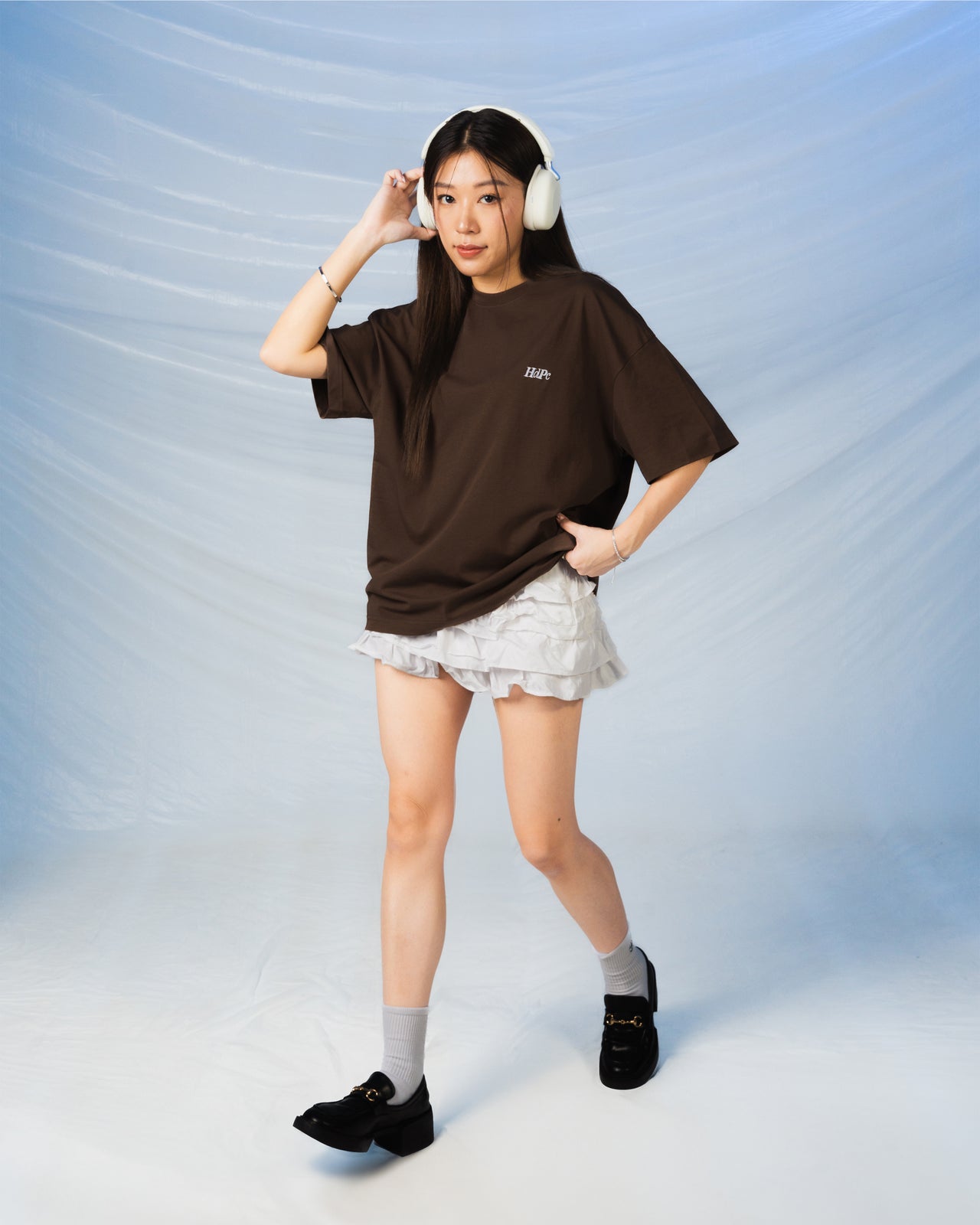 POLAR BOXY TEE BROWN