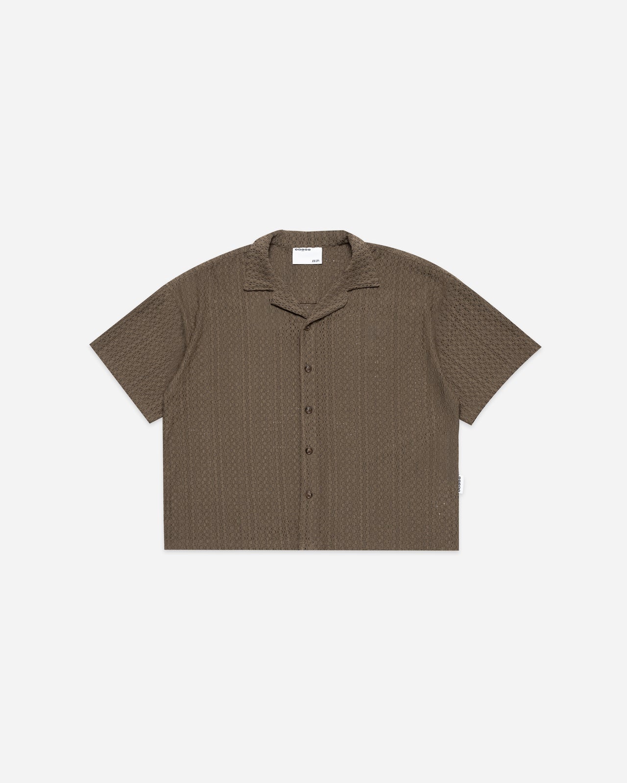 WINDOWPANE CAYO SHIRT BROWN