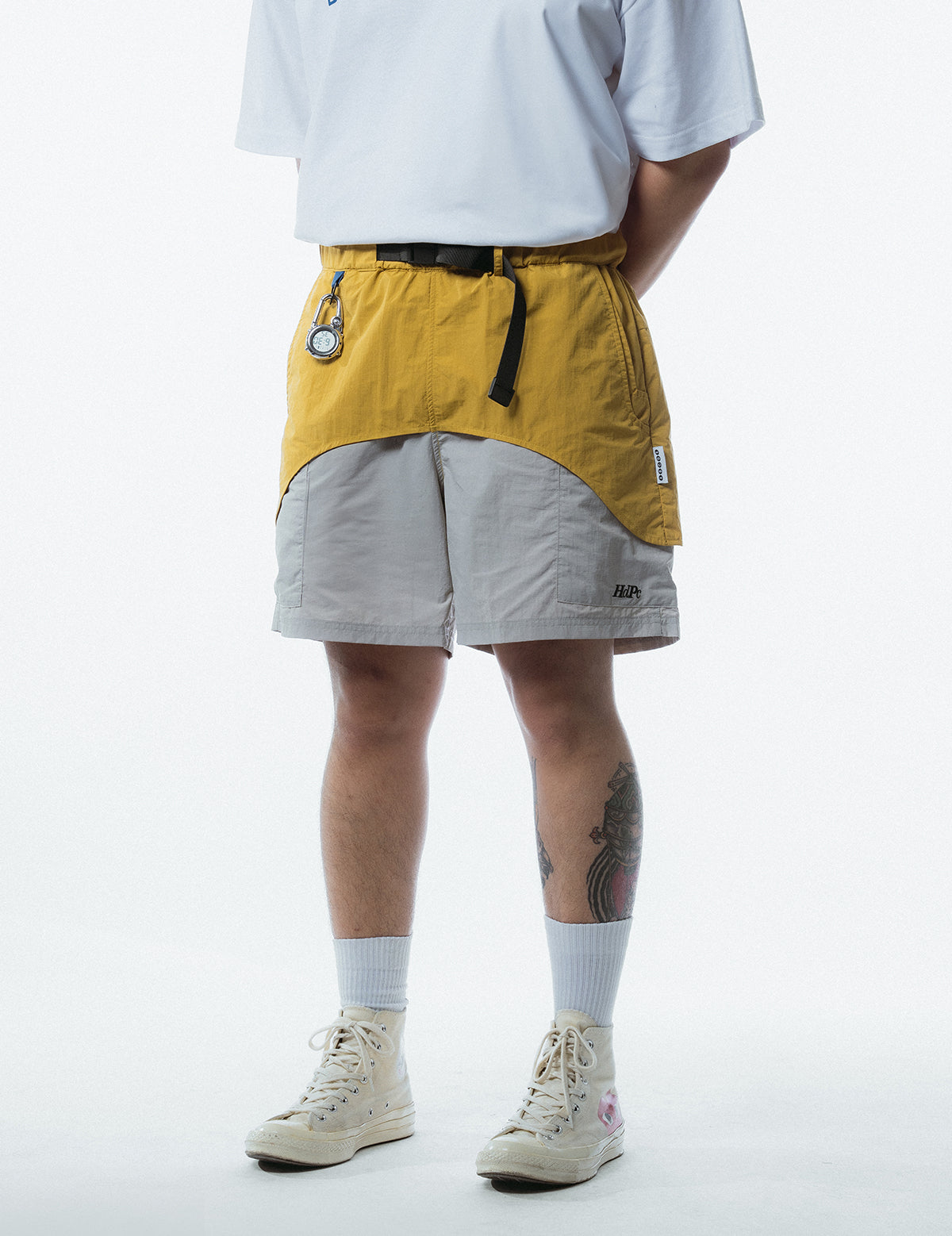 CAMPING WIDE SHORTS BEIGE