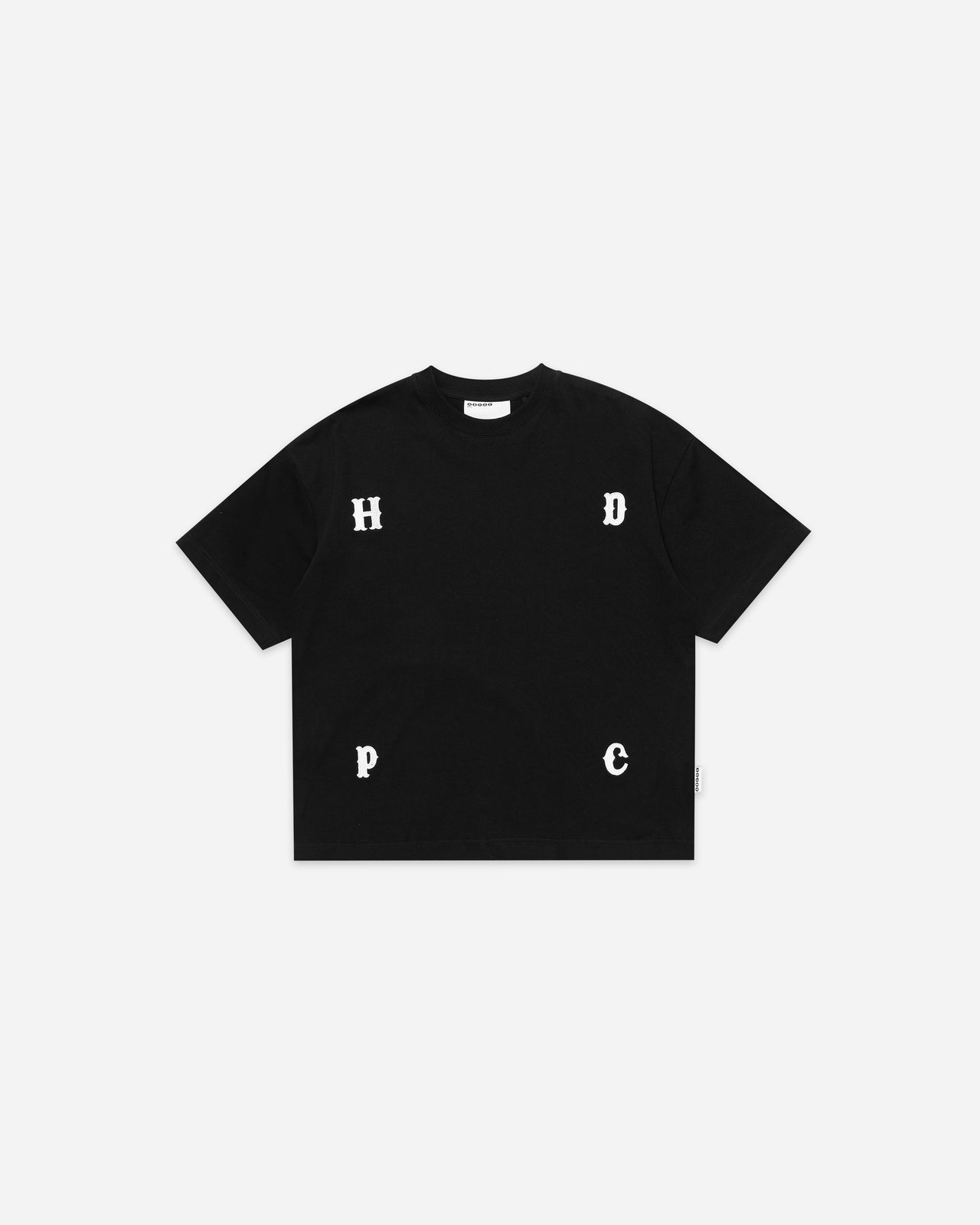 BASEBALL FONT TEE BLACK