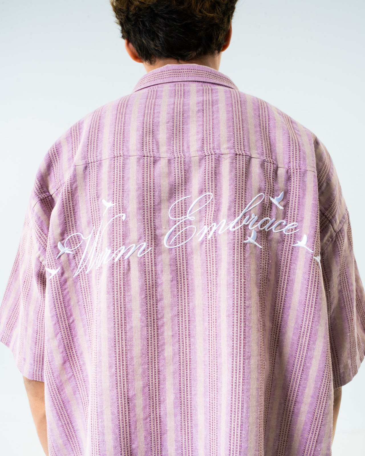 GRANDPA UNBALANCED SHIRT PURPLE