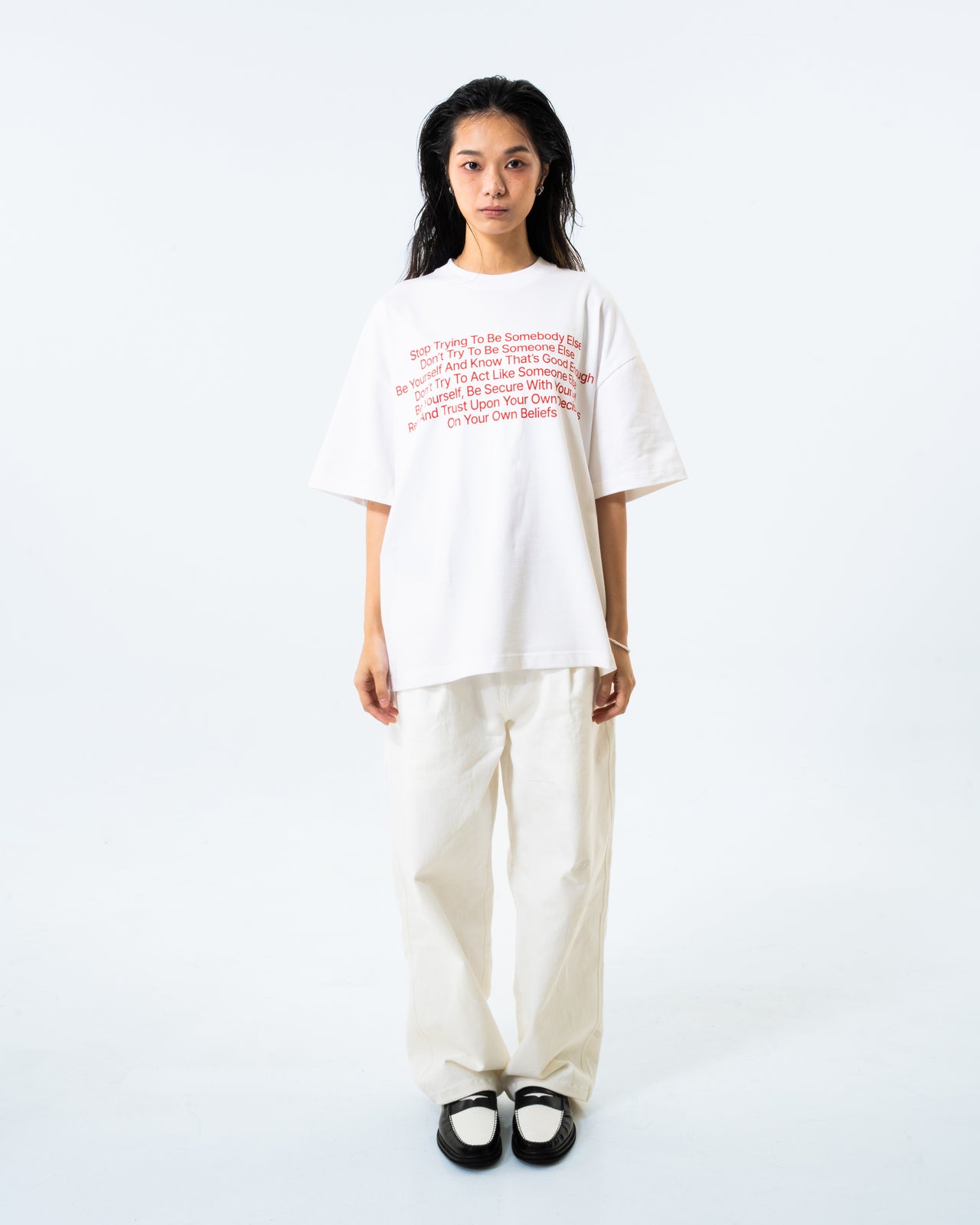 YOURSELF TEE WHITE