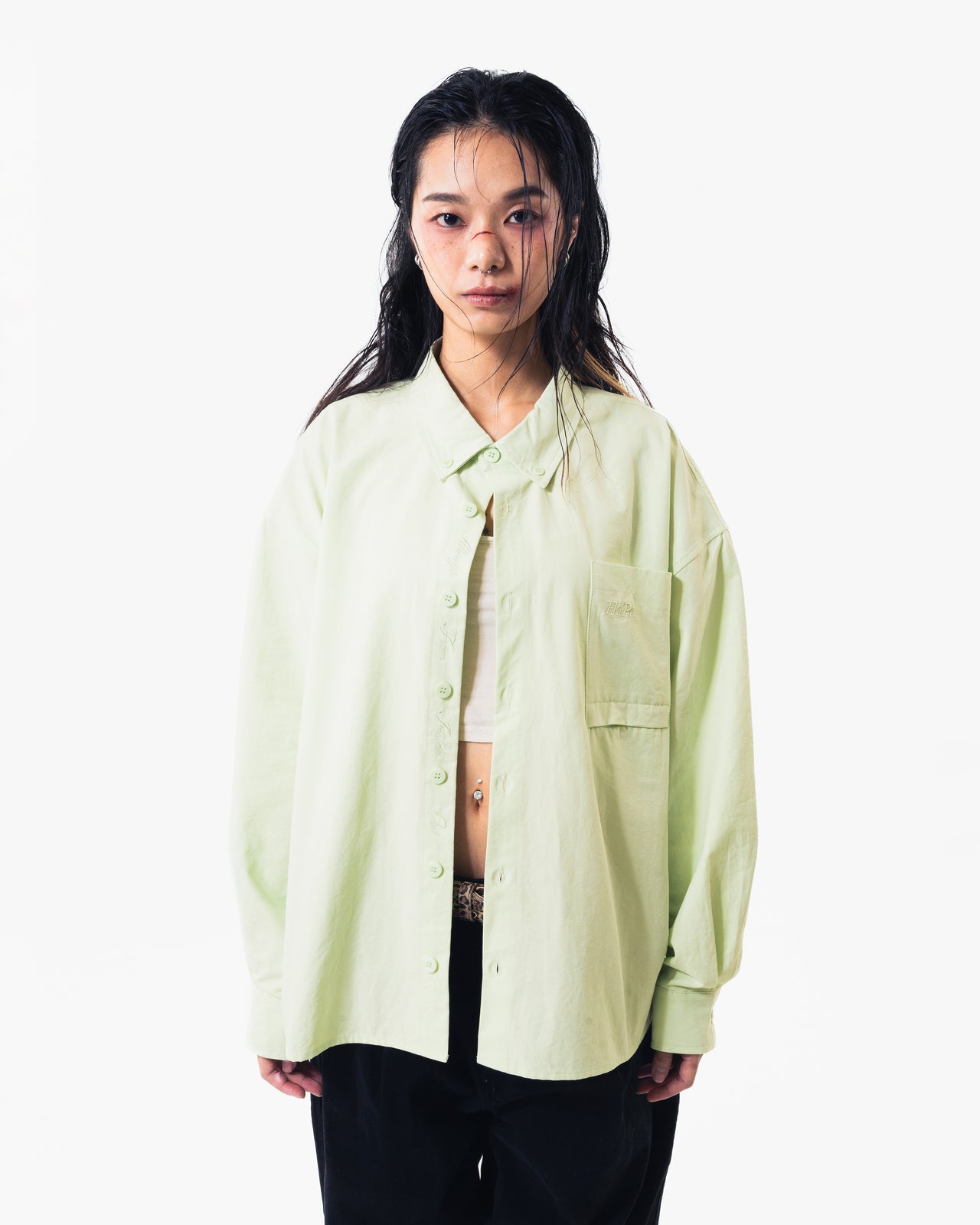 BREEZY BOXY SHIRT FRESH MINT