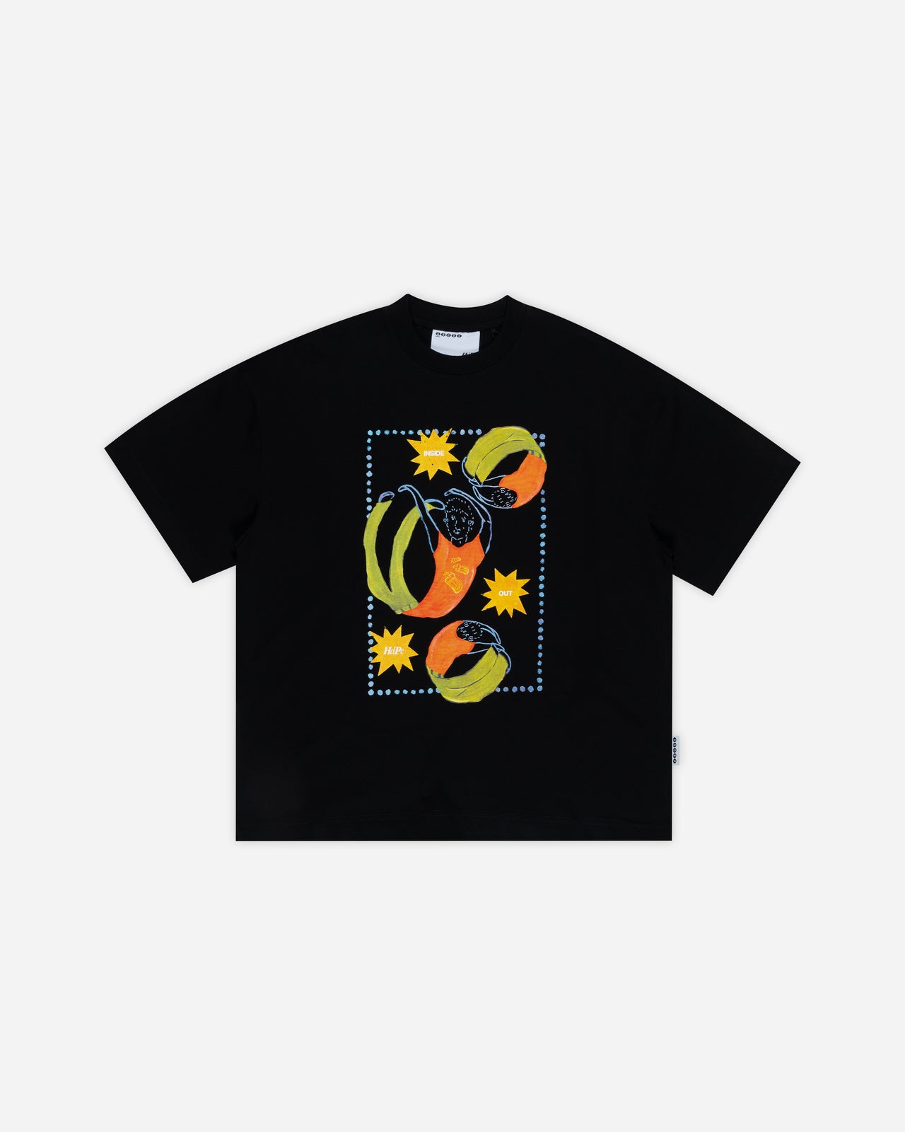 PAPER HUMAN TEE BLACK