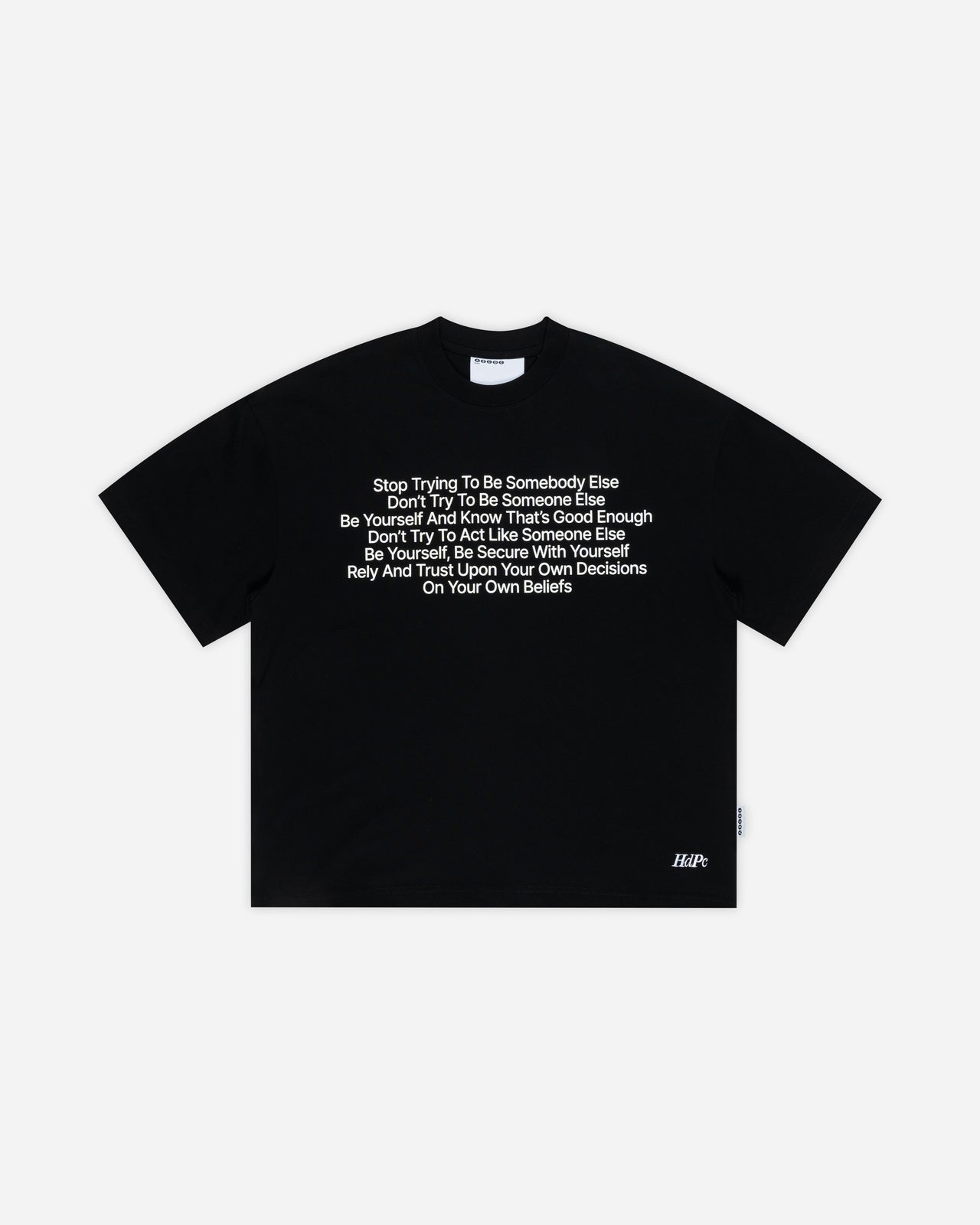 YOURSELF TEE BLACK