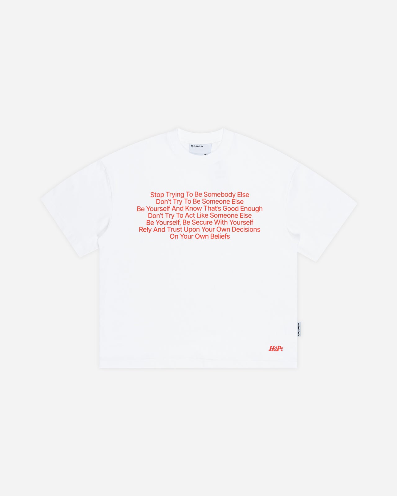 YOURSELF TEE WHITE