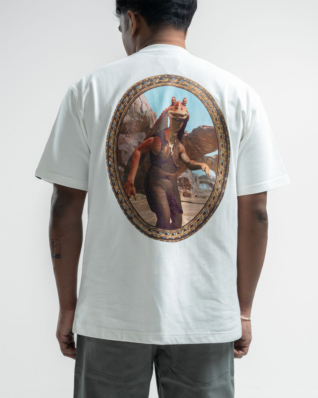 HdPc x STAR WARS™ | JAR JAR BINKS FRAME TEE WHITE