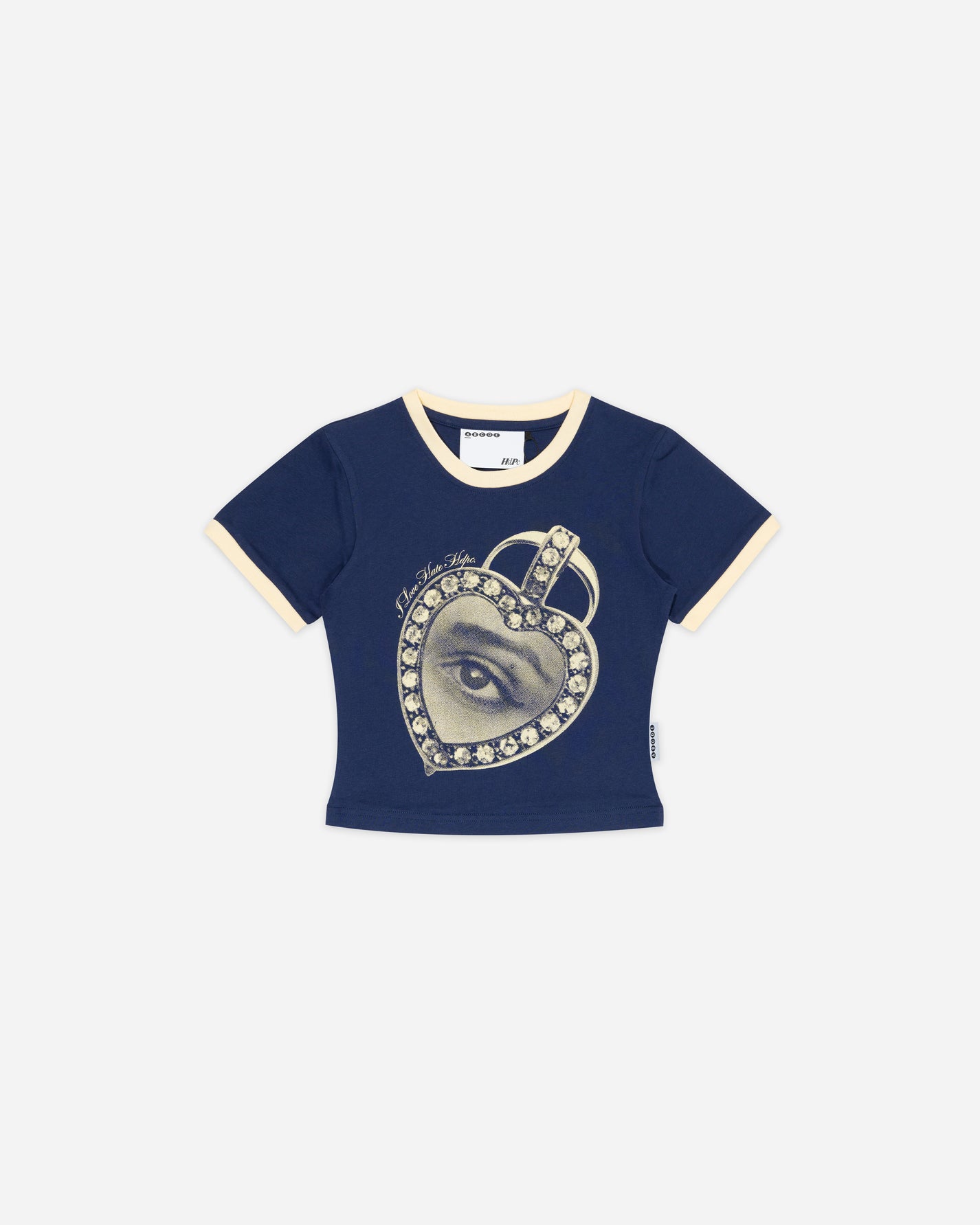 LOVE HATE BABY TEE NAVY