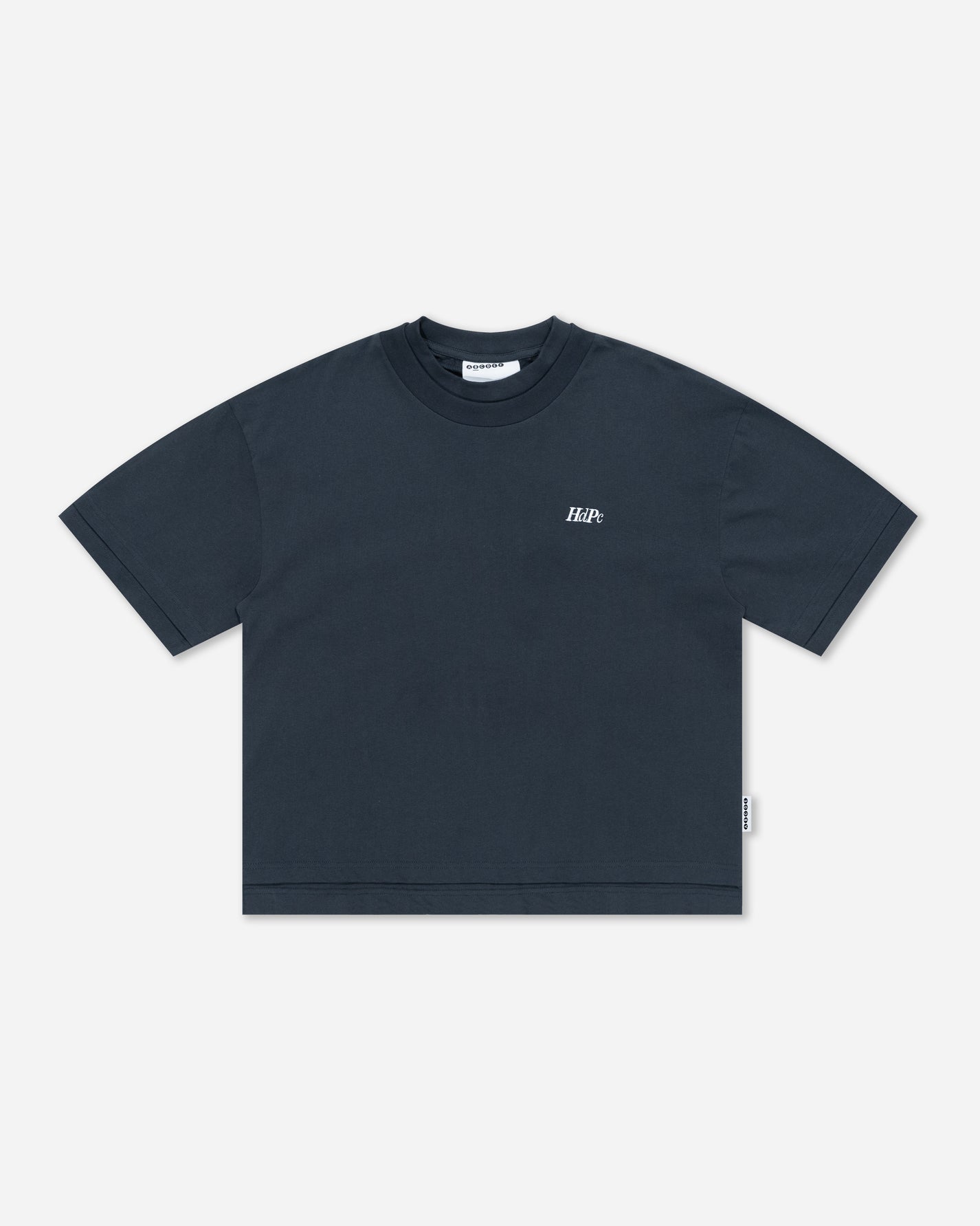 ERDAY DOUBLE LAYERED BOXY TEE DARK NAVY