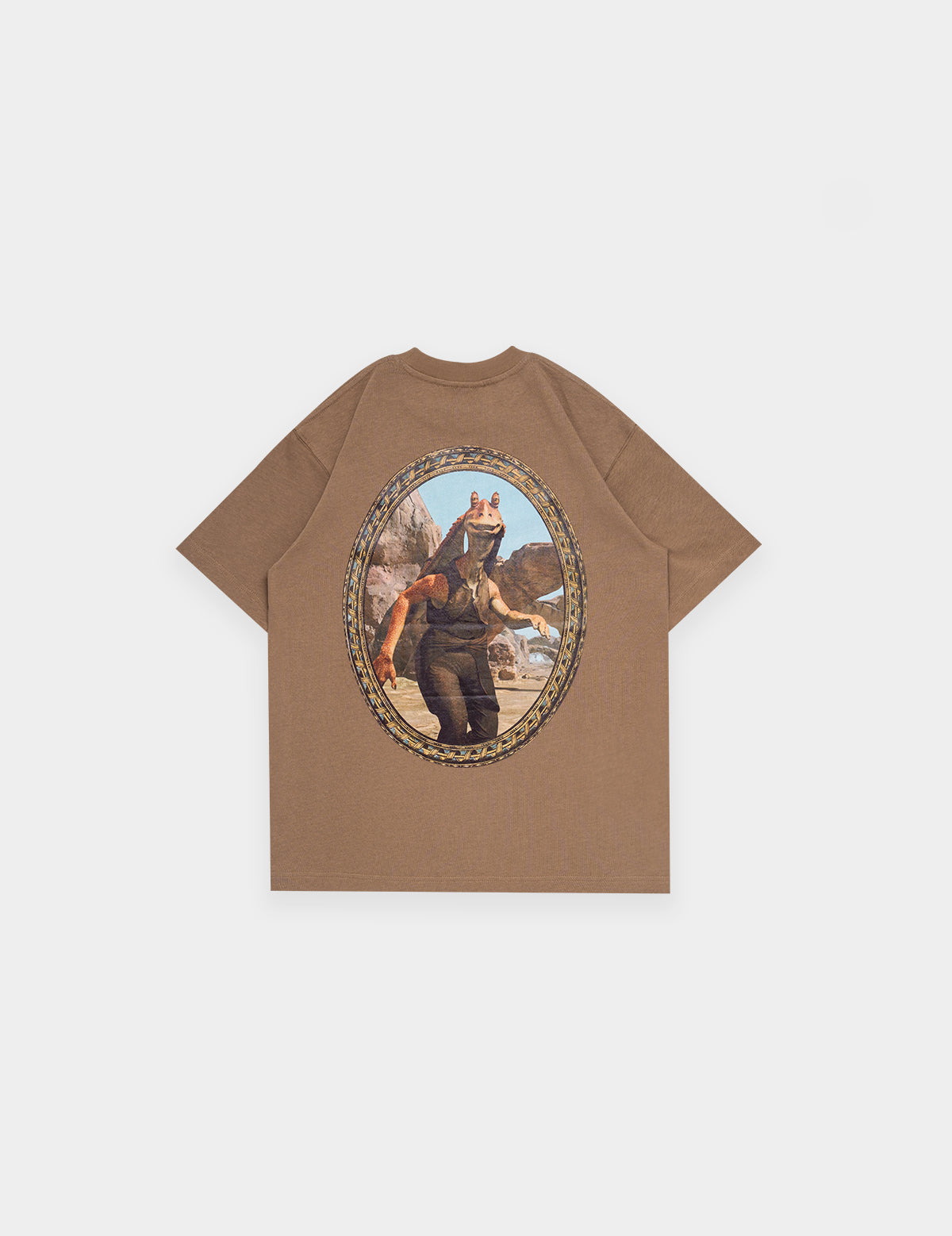 HdPc x STAR WARS™ | JAR JAR BINKS FRAME TEE BROWN