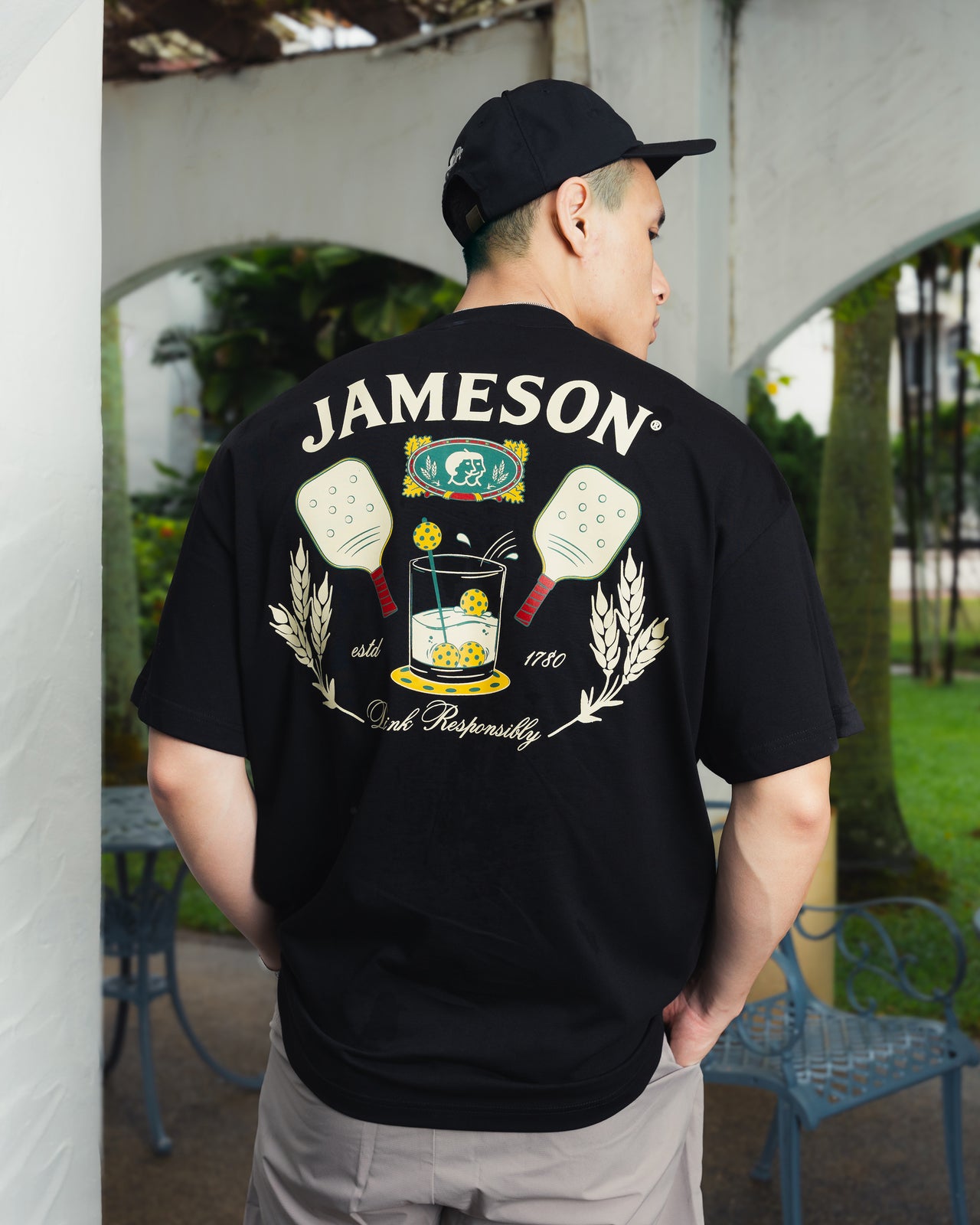 JAMESON & HDPC TEE BLACK