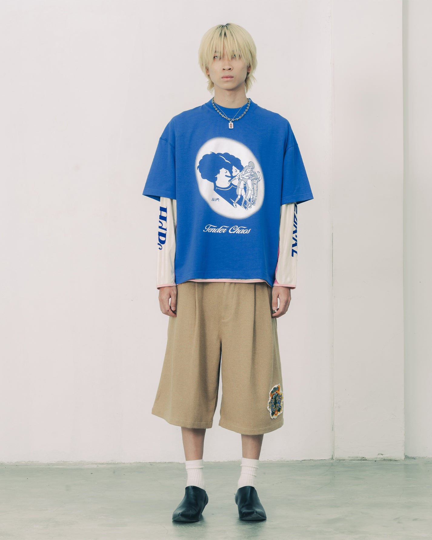 TENDER CHAOS TEE ROYAL BLUE