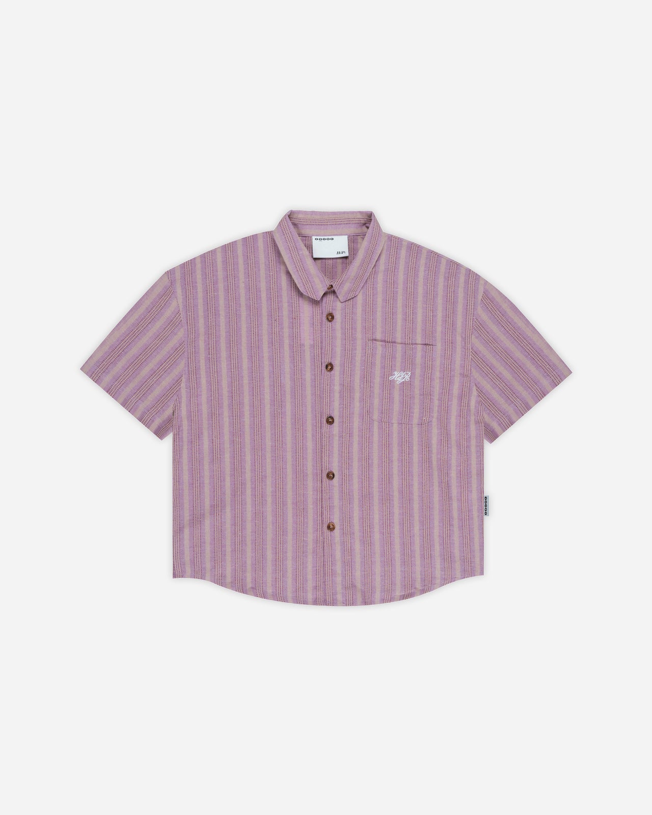 GRANDPA UNBALANCED SHIRT PURPLE