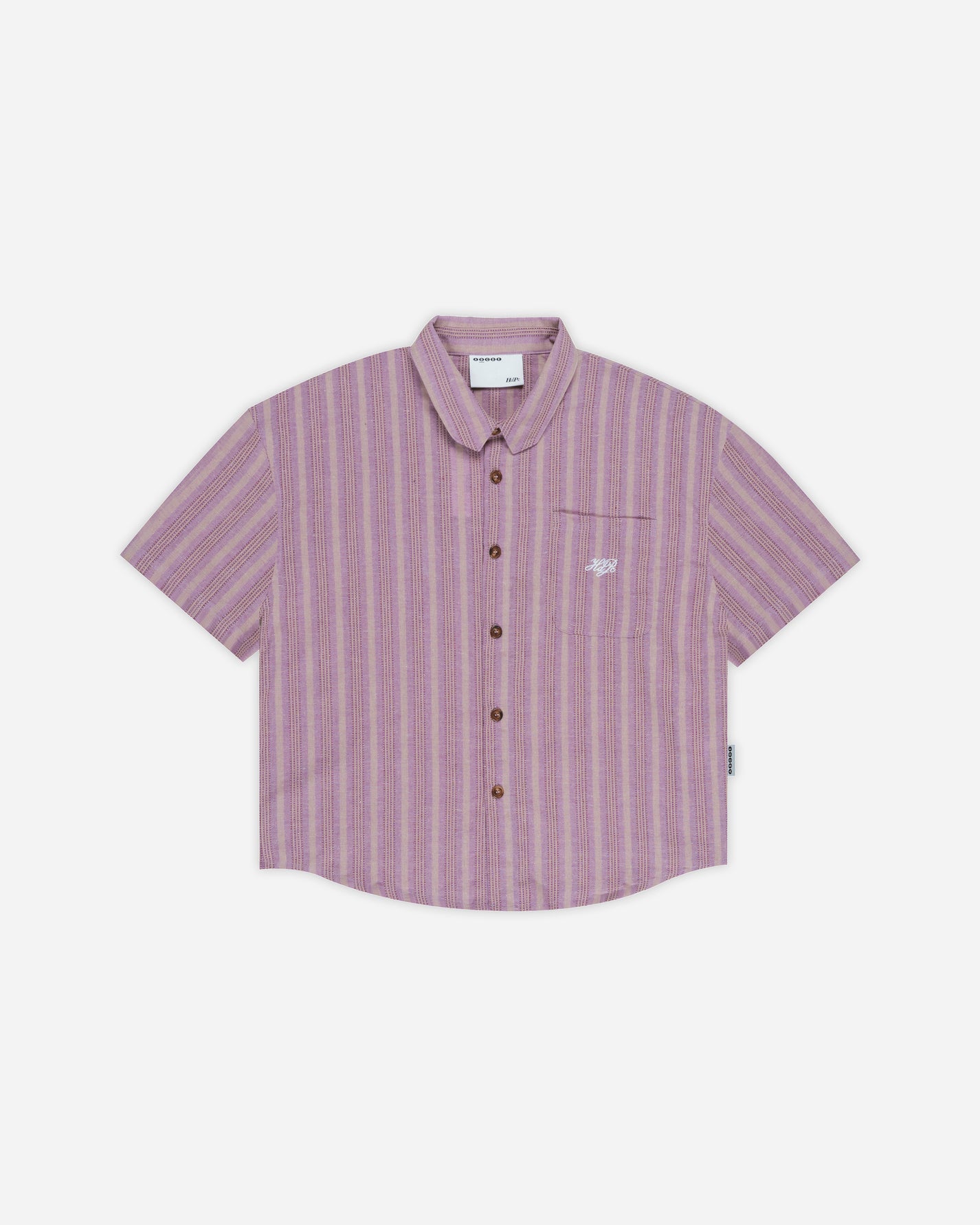 GRANDPA UNBALANCED SHIRT PURPLE