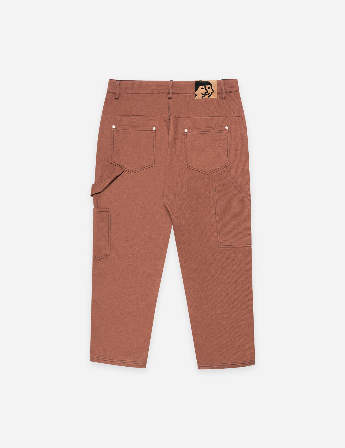 DOUBLE KNEE PANTS BROWN