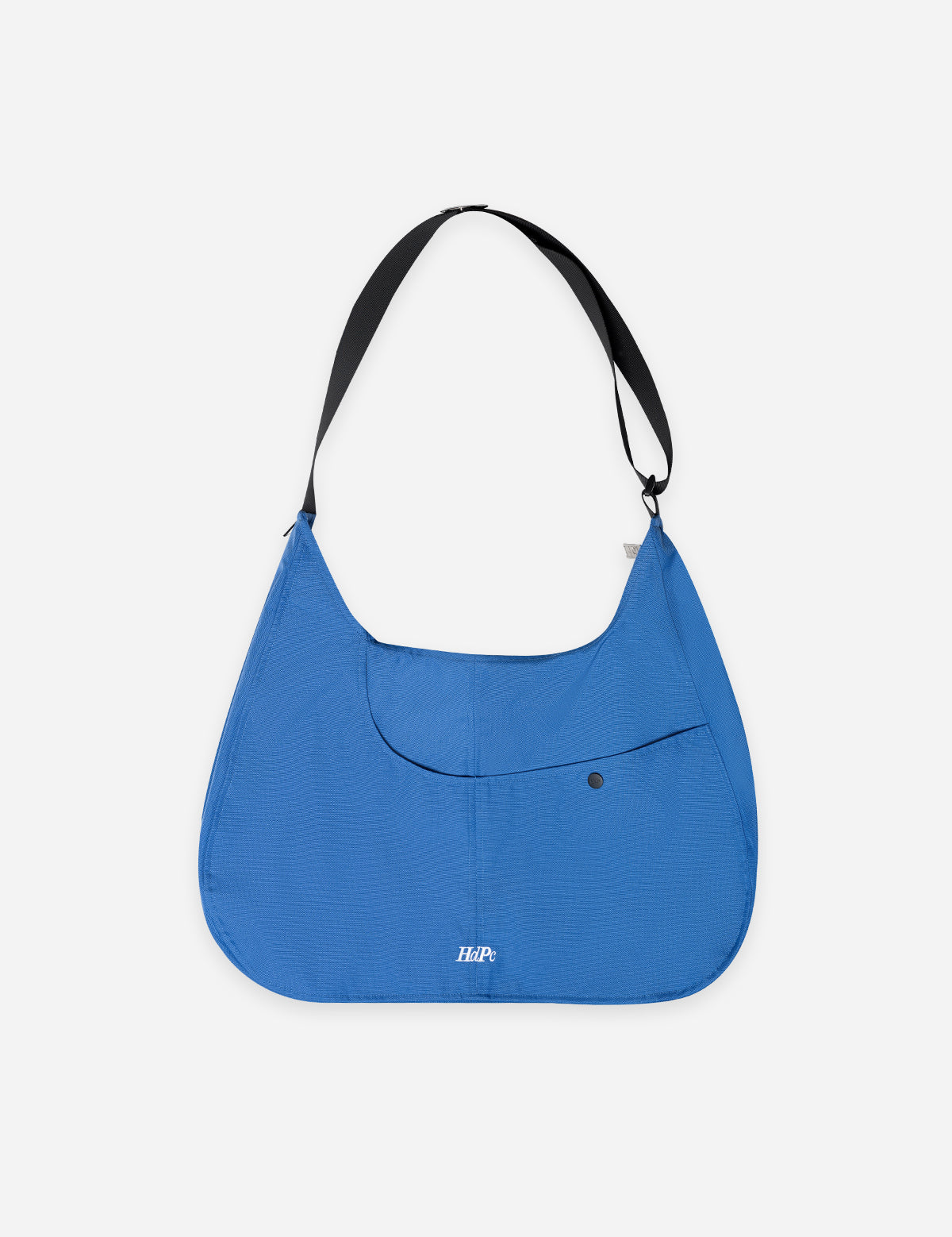 CURVED SHOULDER BAG L BLUE