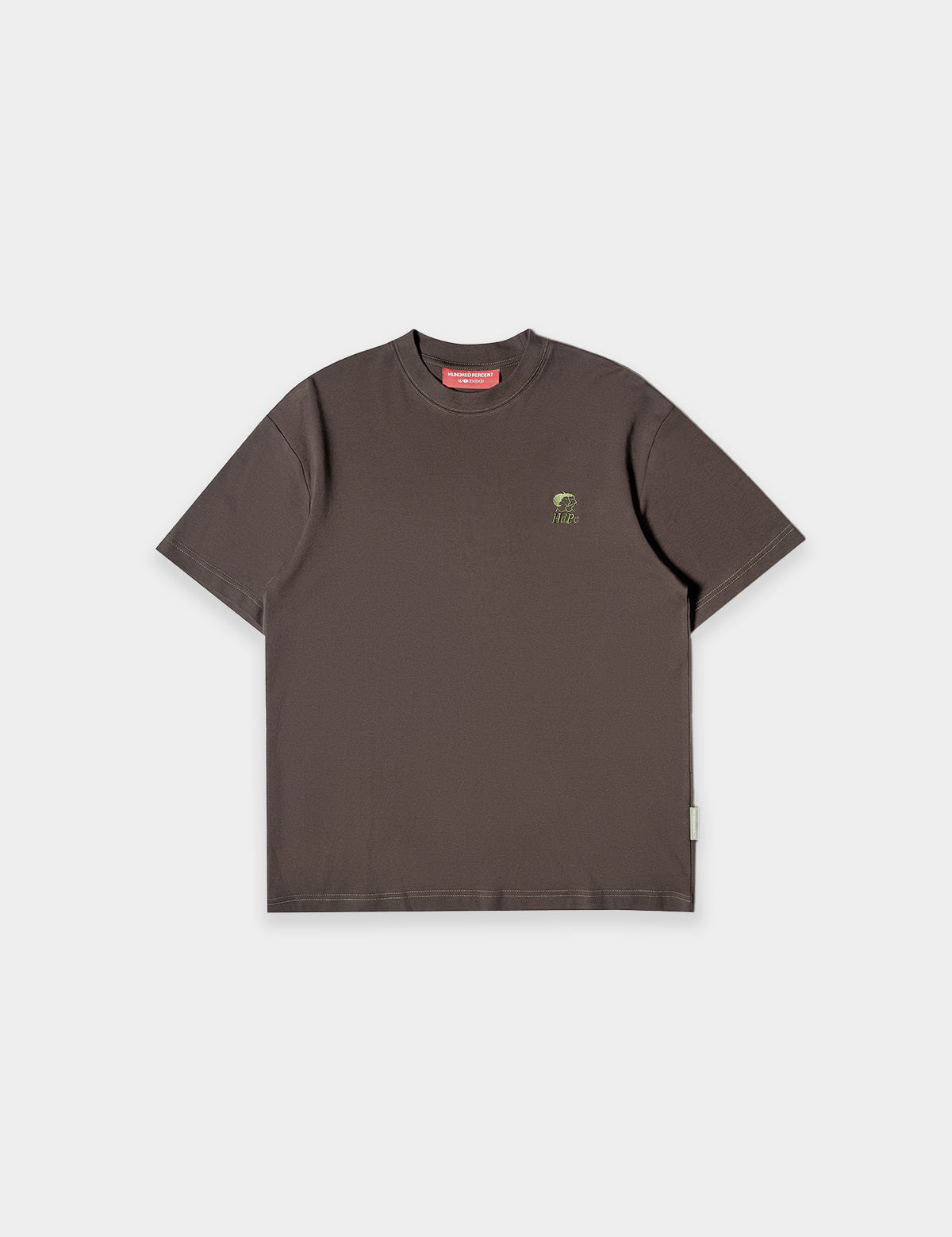 BUDDIES LOGO TEE BROWN