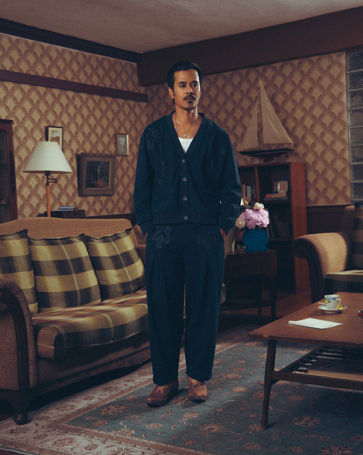 MONUMENT SWEATPANTS NAVY