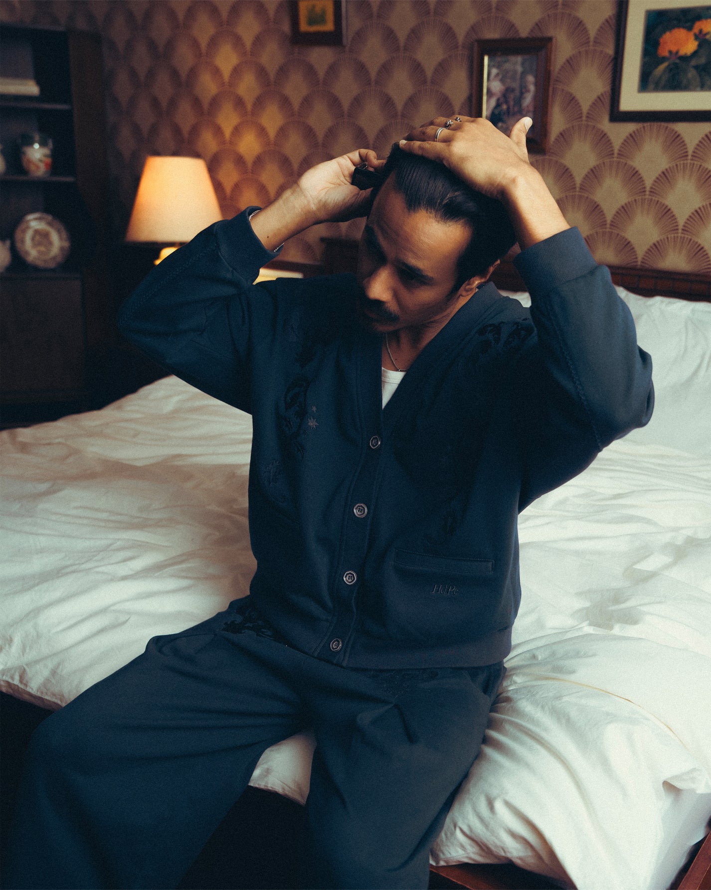 MONUMENT CARDIGAN NAVY